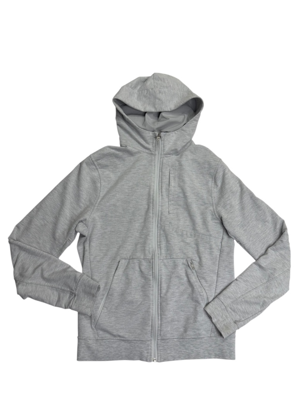 Lululemon City Sweat Full Zip Hoodie Men’s S Heathered Ultra Light Grey - Picture 9 of 15